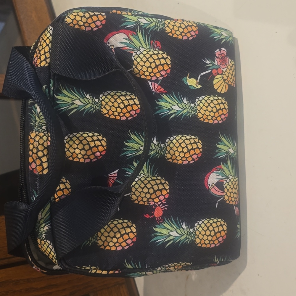 Vera Bradley Insulated Lunch Tote/Box Double Handles Toucan Party - Picture 5 of 7